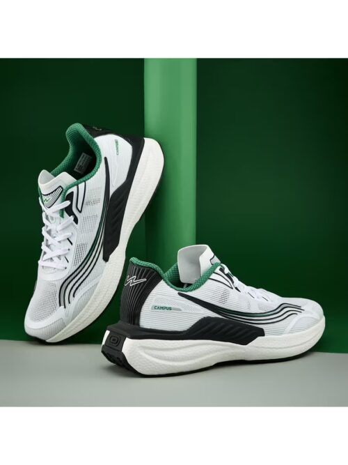 Campus Creed Man White Running Shoes