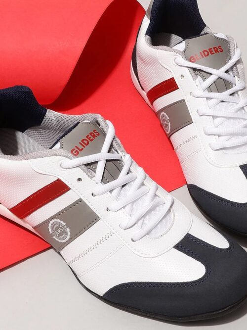 Force 10 Men's  White Casual Lacing Shoes