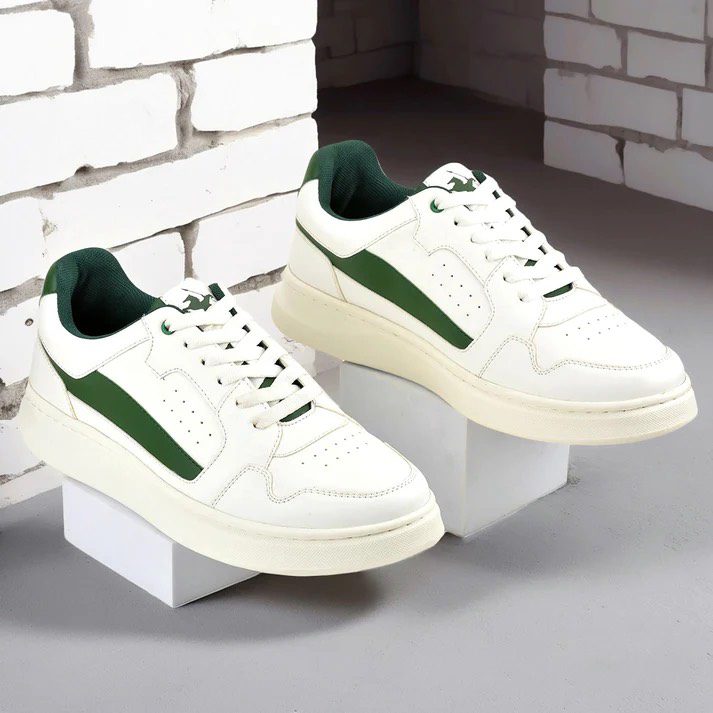 Casual Sneaker Shoes For Men Lace -Up Closure