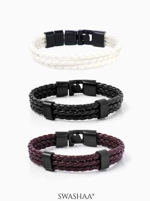 Floki Men's Leather Bracelet