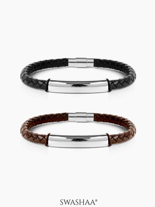 Dexter Men's Leather Bracelet