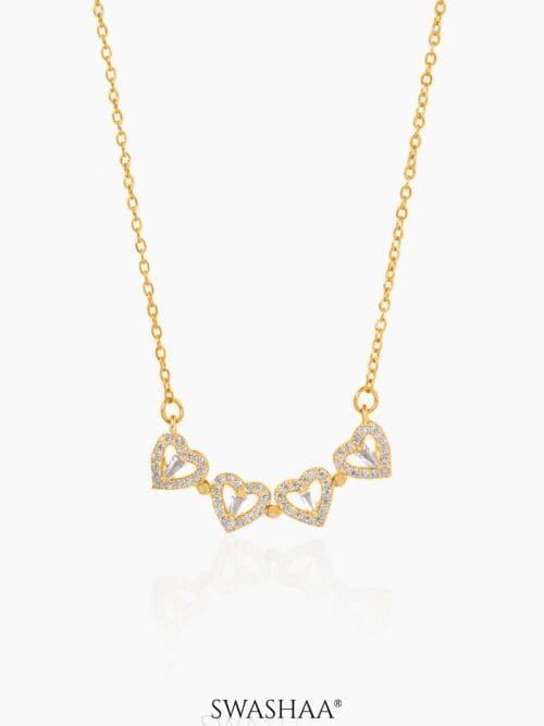 Shiny Clover Necklace