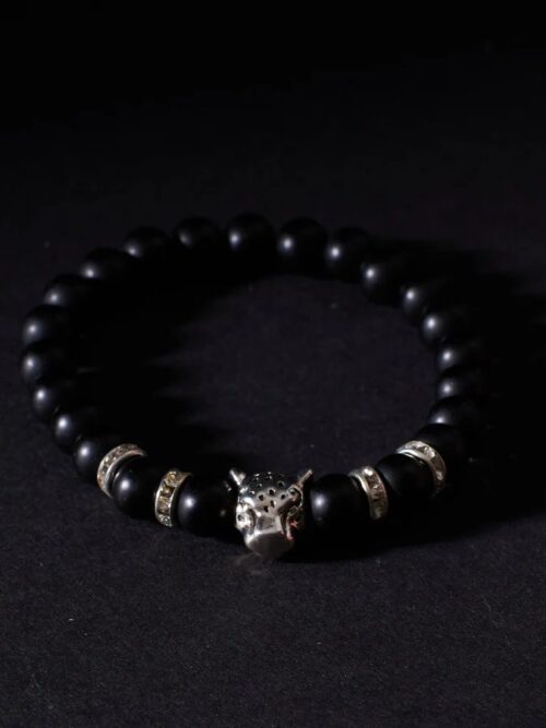 Lion Silver Beaded Bana